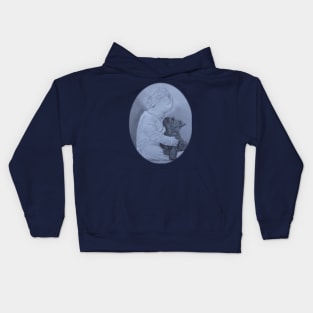 Puppy Love.... :o) Kids Hoodie